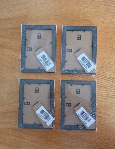 Set of 4 Timeless Design Rose Gold 6x4 Photo Frames New