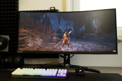 Lenovo R34 - Ultrawide QHD Curved Gaming Monitor (34")
