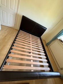 King Sleigh Bed Base & Lockers