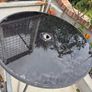 Glass Top Garden Table D90 H70cm Image 2