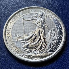1 Oz .999 Silver 2023 Britannia coin