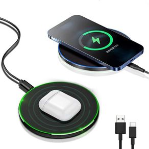 Wireless Charger Pad for iPhone 14 13 12 11 Pro Max X Samsung Xiaomi Phone Chargers Induction Fast Charging Dock Station