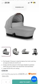 Bassinet cybex balios