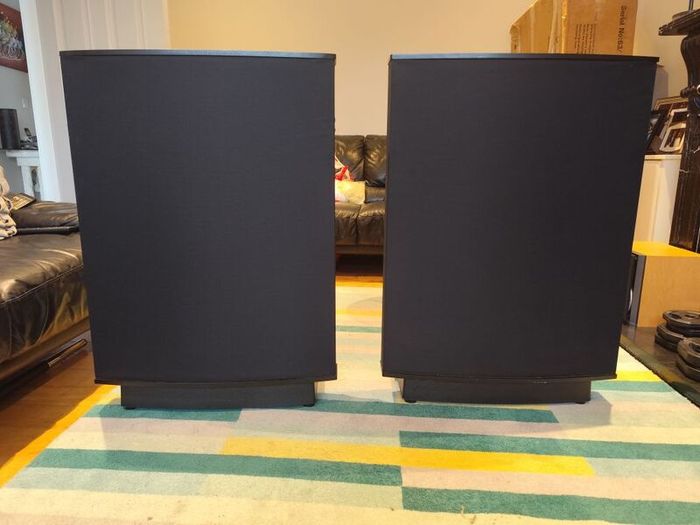 Quad ESL63 Speakers Boxed with stands
