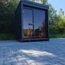 Premium Modern Outdoor Garden Saunas | Harvia Heaters | Fully Assembled Image 2