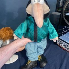 Vintage Dustin the Turkey - Nostalgia The Den WorkingThe Den Den2 RTE Kids 1990s Talking Plush Toy.