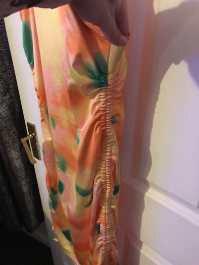 Roused sides dress