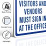 Custom Plastic PVC Signs - Personalized Office Sign for Door or Wall - UV Ink Print for Home Business Name Plates Events Indoor & Outdoor Image 4