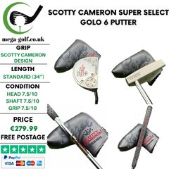 Scotty Cameron Super Select Golo 6 Putter / 34