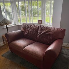 Natuzzi Leather 2 seater couch.