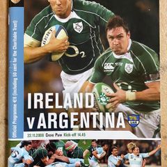 2008 Ireland v Argentina - November International Programme