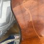 Elegant Solid Wood Coffee Table with Inlaid Design Image 3
