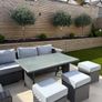 garden furniture set in grey Image 4