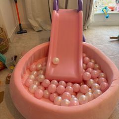 Soft Padded Ball Pit with Balls & Slide