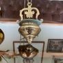 Vintage Brass Holy Water Font Wall Hanging Religious Home Decor Image 3