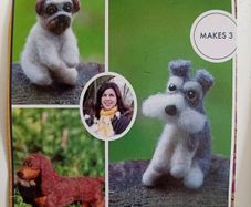 Needle Felting kit "dogs"