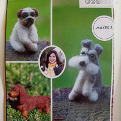 Needle Felting kit "dogs"
