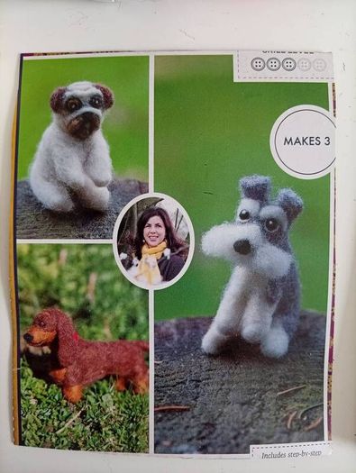 Needle Felting kit "dogs"