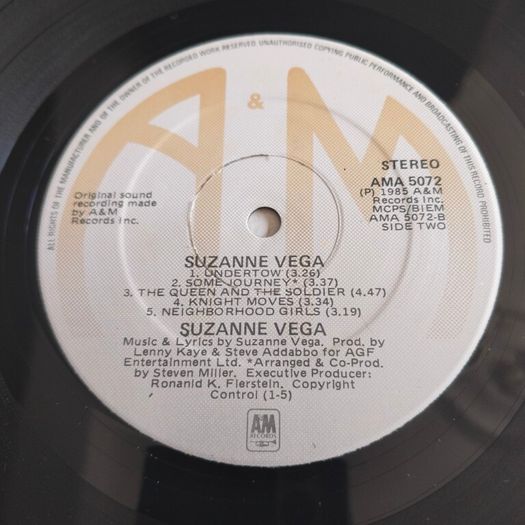 Suzanne Vega - Suzanne Vega Irish Pressing