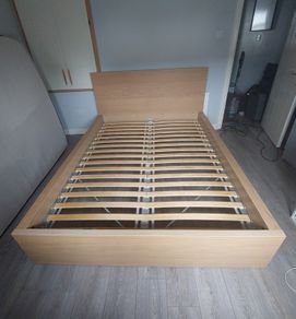 King size ikea Malm 5ft bed frame like new