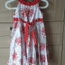 Lovely girl dress,Red and white flower girl dresses. Image 2