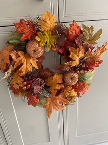 BNWT Fab Autumn Fall Season Door Garland