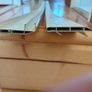 Two 2.6m white plastic lengths. Image 5