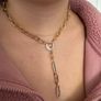 Necklace excellent condition 375/9 ct yellow and white gold , 13 grams Image 7