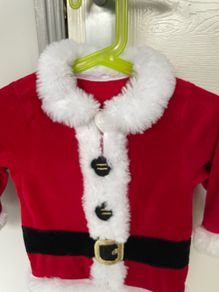 Like New: Christmas Santa Costume (9-12 months)