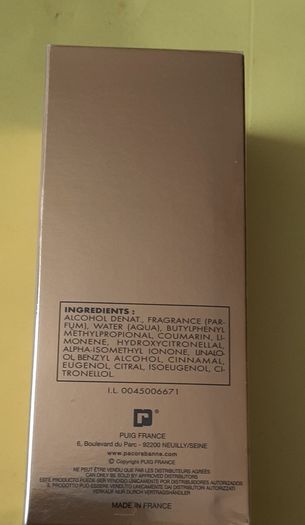 New mens unopened 1 million Paco Robanne