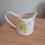 Handcrafted South African Ceramic Jug / Vase Botanical Design in Earthy Tones Image 2