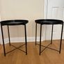 IKEA Gladom Side Tables Black Image 2