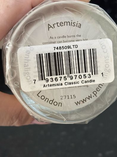 Penhaligon's London Artemisia candle