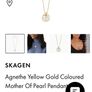 Mother of Pearl Necklace by Skagen Danish designer Image 5