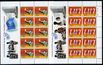 1995 50th Anniversary of United Nations Commemorative Stamps Sheetlet Mint Never Hinged (MNH)