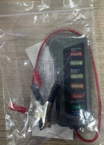 mini 12v car battery tester
