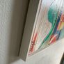 XL Large Original Abstract Painting Large Bright Abstract Painting Framed Original Art Irish Art Image 5