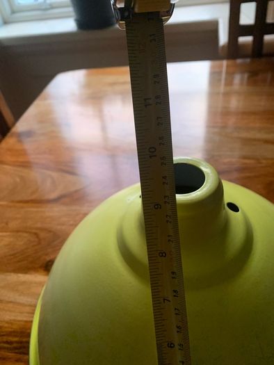 Vintage yellow light shade