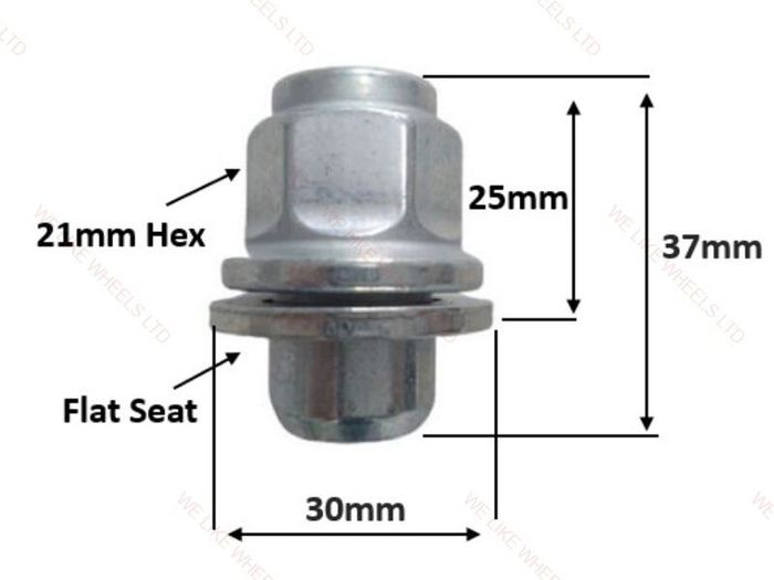 16 x New Alloy Wheel Nuts - Fits Toyota models (A16) Delivery