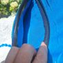 Sutliyan Handmade Blue Canvas Sling Bag Image 6