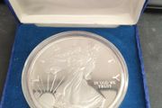 6oz 2001 American Eagle Silver .999 1/2 Troy lb (186.62g) Proof Coin