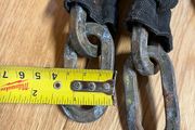 motorcycle bike motorbike chain and lock