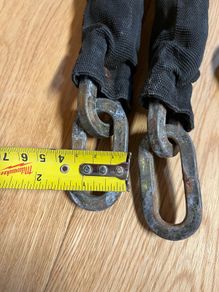motorcycle bike motorbike chain and lock