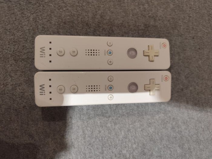 Two original Wii controllers