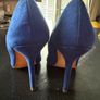 Zara blue suede shoes size 38 (UK5) Image 3
