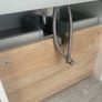 Lucca 500 Matt White Wall Hung Vanity Unit Complete with Basin & Taps Image 7
