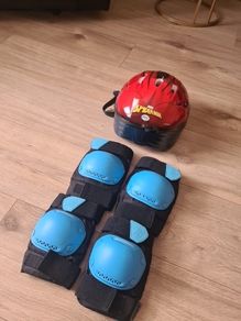 Child's spiderman helmet blindside knee and elbow pads