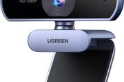Webcam for PC, Full HD 1080P 30fps Webcam for Laptop, Clear Stereo Audio Mics, Auto Light Correction, 85 View Web Cam USB Camera for Live Streaming, Video Calling, Conferences, Switch 2