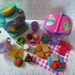 Sweet Treats Learning Cafe (Leap frog) - Shapes And Sharing Picnic Basket (Leap frog) - Laugh & Learn Tea Set (Fisher-price)
