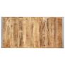 Dining Table 200x100x75 cm Solid Rough Mango Wood Image 2
